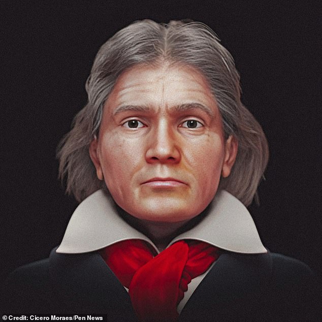 The true face of Beethoven has been revealed almost 200 years after his death – and it's every bit as 'intimidating' as his reputation suggests